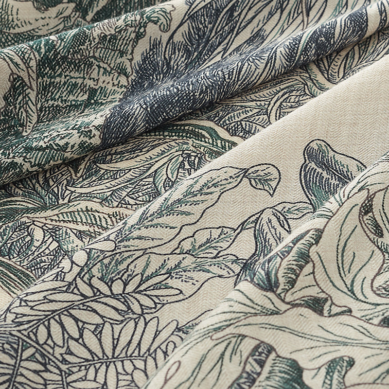 春先に【HERMES】カレ 140 All'Orto Botanico di Palermo All'Orto Botanico di Palermo shawl 140 | Hermès USA
